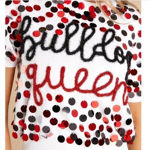 Queen of sparkles Top - Bulldog!